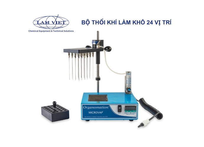 Bộ thổi khí làm khô 24 vị trí Series Microvap - bo thoi khi lam kho 24 vi tri series microvap