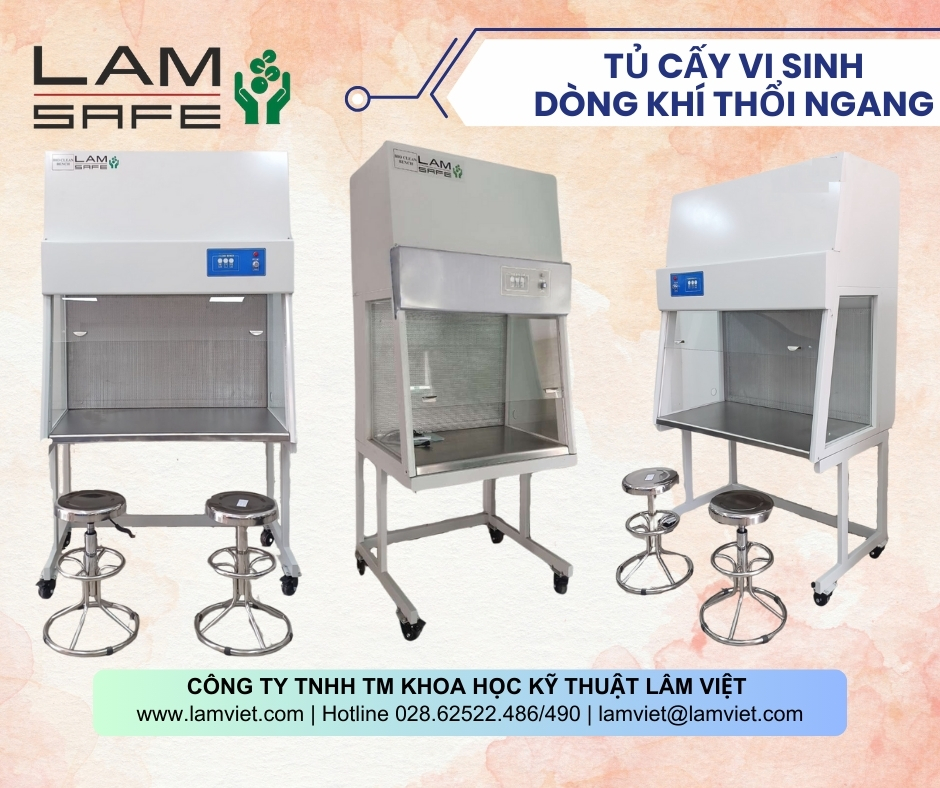 3 kích thước tủ cấy vi sinh dòng khí thổi ngang 3 kích thước tủ cấy vi sinh dòng khí thổi ngang