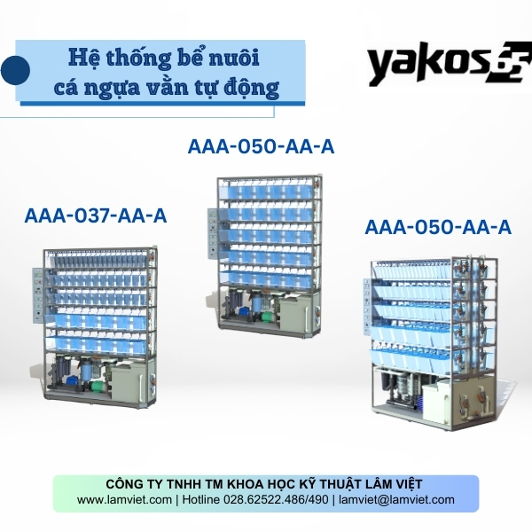he-thong-nuoi-ca-ngua-van-cong-suat-lon Hệ thống bể nuôi cá ngựa vằn loại lớn của nhà Yakos65 cho cac phong nghien cuu cuong do cao