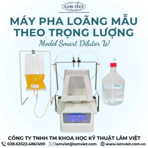 Máy pha loãng mẫu theo trọng lượng model Smart Dilutor W  Máy pha loãng mẫu theo trọng lượng model Smart Dilutor W