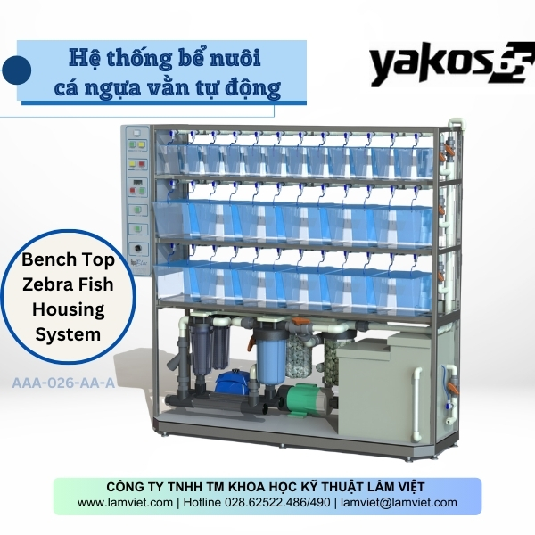 he-thong-nuoi-ca-ngua-van-model-aaa-026-aa-a Bể nuôi cá ngựa vằn tự động model AAA-026-AA-A cho các phòng nghiên cứu có cường độ vừa