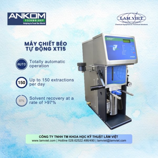 may-phan-tich-beo-tu-dong Máy chiết béo tự động XT15 là giải pháp chiết béo theo phương pháp Soxhlet