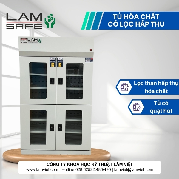 Tủ hóa chất có lọc hấp thu Tủ hóa chất có lọc hấp thu
